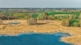 Wiosna nad jeziorem Guber z lotu ptaka, kwiecień 2026 r. - zdjęcie 32