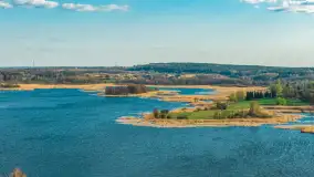 Wiosna nad jeziorem Guber z lotu ptaka, kwiecień 2026 r. - zdjęcie 24