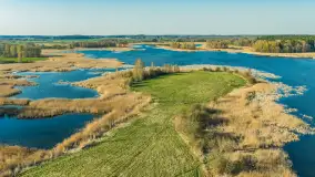 Wiosna nad jeziorem Guber z lotu ptaka, kwiecień 2026 r. - zdjęcie 27