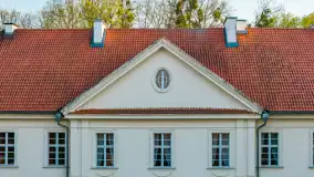 Pałac w Nakomiadach z lotu ptaka, kwiecień 2026 r. - zdjęcie 8