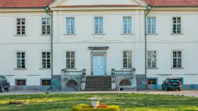 Pałac w Nakomiadach z lotu ptaka, kwiecień 2026 r. - zdjęcie 7