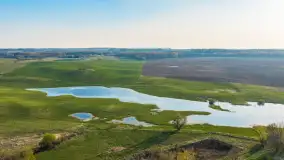 Pałac w Nakomiadach z lotu ptaka, kwiecień 2026 r. - zdjęcie 5