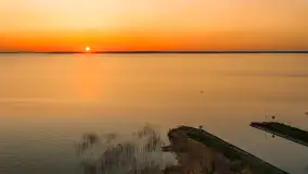 Zachód nad Darginem z drona, kwiecień 2026 r. - zdjęcie 23