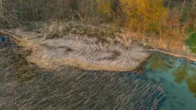 Zachód nad Darginem z drona, kwiecień 2026 r. - zdjęcie 22