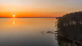 Zachód nad Darginem z drona, kwiecień 2026 r. - zdjęcie 21