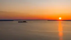 Zachód nad Darginem z drona, kwiecień 2026 r. - zdjęcie 15