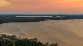 Zachód nad Darginem z drona, kwiecień 2026 r. - zdjęcie 24