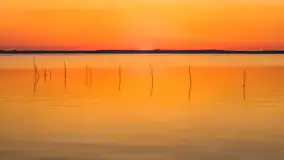 Zachód nad Darginem z drona, kwiecień 2026 r. - zdjęcie 5