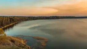 Zachód nad Darginem z drona, kwiecień 2026 r. - zdjęcie 18