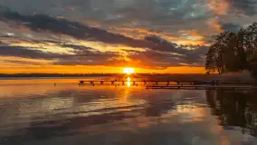 Zachód słońca nad jeziorem Mamry, maj 2026 r. - zdjęcie 31