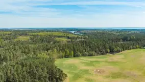 Jezioro Buwełny i wieś Cierzpięty z lotu ptaka, maj 2026 r. - zdjęcie 4