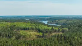 Jezioro Buwełny i wieś Cierzpięty z lotu ptaka, maj 2026 r. - zdjęcie 16