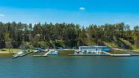 Porty w Wilkasach nad jeziorem Niegocin z drona, maj 2026 r. - zdjęcie 8