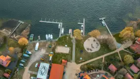 Wiosenny zachód słońca nad jeziorem Święcajty w Ogonkach - zdjęcie 29