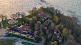 Wiosenny zachód słońca nad jeziorem Święcajty w Ogonkach - zdjęcie 28