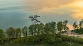 Zachód słońca nad jeziorem Dargin, maj 2026 r. - zdjęcie 18