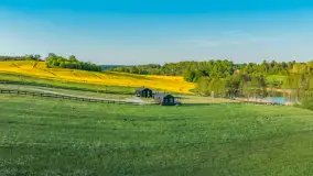 Okolice Marcinowej woli z lotu ptaka, z rzepakiem w tle... maj 2026 r. - zdjęcie 6