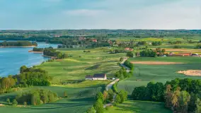 Okolice Marcinowej woli z lotu ptaka, z rzepakiem w tle... maj 2026 r. - zdjęcie 14