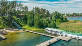 Resort Niegocin, port partnerski Mazury24 w sezonie 2026 z lotu ptaka - zdjęcie 41