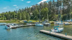 Resort Niegocin, port partnerski Mazury24 w sezonie 2026 z lotu ptaka - zdjęcie 42