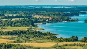 Jezioro Szymoneckie i Jagodne z lotu ptaka, czerwiec 2026 r. - zdjęcie 46