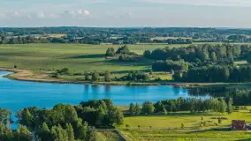 Jezioro Pozezdrze z lotu ptaka, czerwiec 2026 r. - zdjęcie 2
