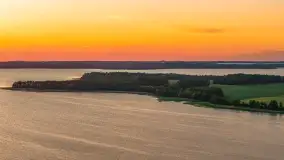 Zachód słońca nad jeziorem Kisajno z lotu ptaka, czerwiec 2026 r. - zdjęcie 30