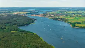 Jeziora Śniardwy, Bełdany i Mikołajskie z drona, czerwiec 2026 r. - zdjęcie 18