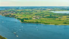 Jeziora Śniardwy, Bełdany i Mikołajskie z drona, czerwiec 2026 r. - zdjęcie 14
