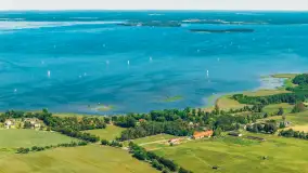 Jeziora Śniardwy, Bełdany i Mikołajskie z drona, czerwiec 2026 r.