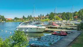Port w Wierzbie na zdjęciach z lotu ptaka, czerwiec 2026 r.