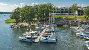 Zatoka Tracz, jezioro Kisajno i port Stranda, lipiec 2026 r. - zdjęcie 13