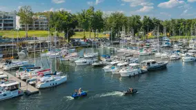 Zatoka Tracz, jezioro Kisajno i port Stranda, lipiec 2026 r. - zdjęcie 4