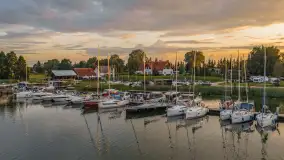 Zachód słońca nad jeziorem Górkło, Marina Górkło, lipiec 2026 r. - zdjęcie 2