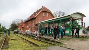 Zdjęcia: Drezyny, historia i Mazury. Węgorzewscy pasjonaci kolei budują lokalną markę - zdjęcie 6