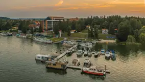 Zachód słońca nad Robert's Port w Starych Sadach, lipiec 20227 r. - zdjęcie 6