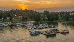 Zachód słońca nad Robert's Port w Starych Sadach, lipiec 20227 r. - zdjęcie 11
