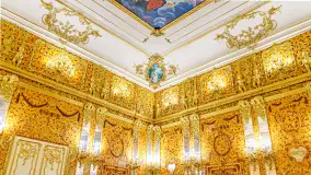 Bursztynowa Komnata - replika w muzeum w Mamerkach - zdjęcie 19