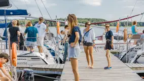 Dzień ze szkołą żeglarstwa Busola, przystań Nautica i jezioro Święcajty - zdjęcie 2