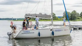 Dzień ze szkołą żeglarstwa Busola, przystań Nautica i jezioro Święcajty - zdjęcie 10