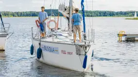 Dzień ze szkołą żeglarstwa Busola, przystań Nautica i jezioro Święcajty - zdjęcie 7