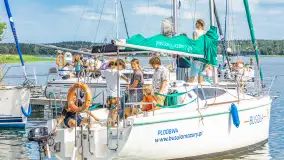 Dzień ze szkołą żeglarstwa Busola, przystań Nautica i jezioro Święcajty - zdjęcie 28
