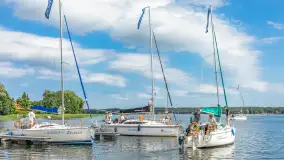 Dzień ze szkołą żeglarstwa Busola, przystań Nautica i jezioro Święcajty - zdjęcie 8