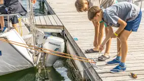 Dzień ze szkołą żeglarstwa Busola, przystań Nautica i jezioro Święcajty - zdjęcie 46