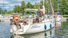 Dzień ze szkołą żeglarstwa Busola, przystań Nautica i jezioro Święcajty - zdjęcie 42