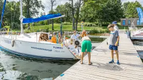 Dzień ze szkołą żeglarstwa Busola, przystań Nautica i jezioro Święcajty - zdjęcie 56