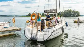 Dzień ze szkołą żeglarstwa Busola, przystań Nautica i jezioro Święcajty - zdjęcie 52