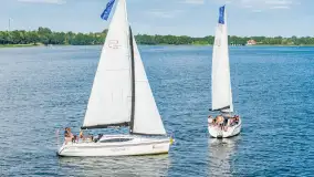 Dzień ze szkołą żeglarstwa Busola, przystań Nautica i jezioro Święcajty - zdjęcie 21