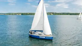 Dzień ze szkołą żeglarstwa Busola, przystań Nautica i jezioro Święcajty - zdjęcie 3