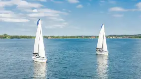 Dzień ze szkołą żeglarstwa Busola, przystań Nautica i jezioro Święcajty - zdjęcie 19